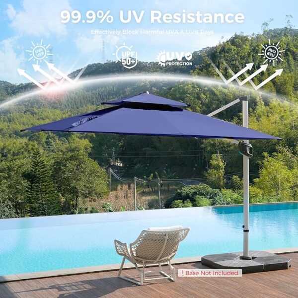 10FT Cantilever Patio Umbrellas - Image 2