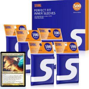 500 Pack Perfect Fit Card Sleeves