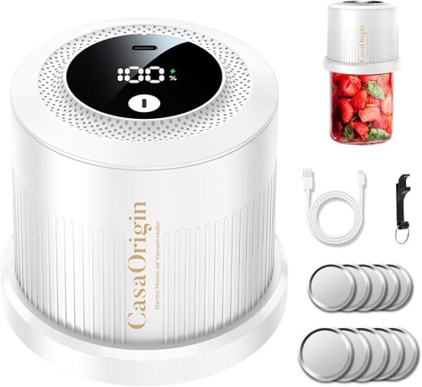 Electric Mason Jar Vacuum Sealer Kit
