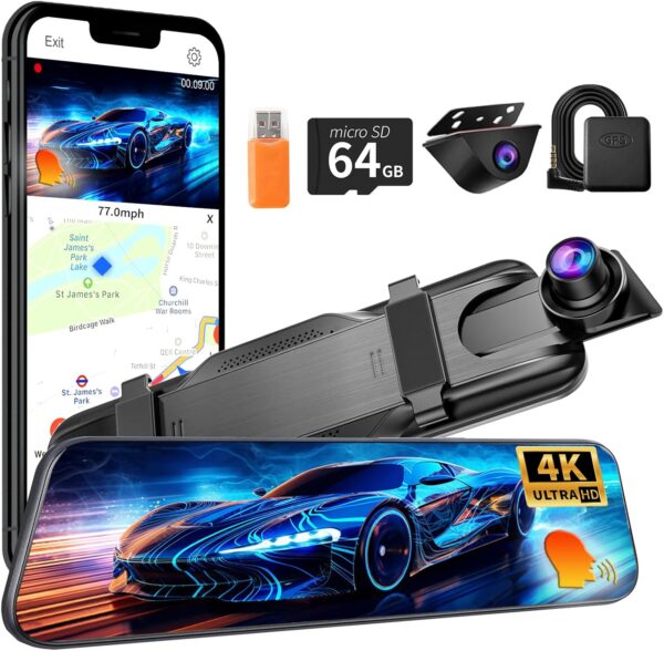 4K Mirror Dash Camera
