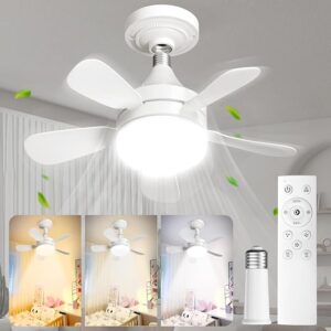Socket Ceiling Fans with Lights