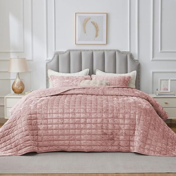 BEDELITE Velvet Quilt Set