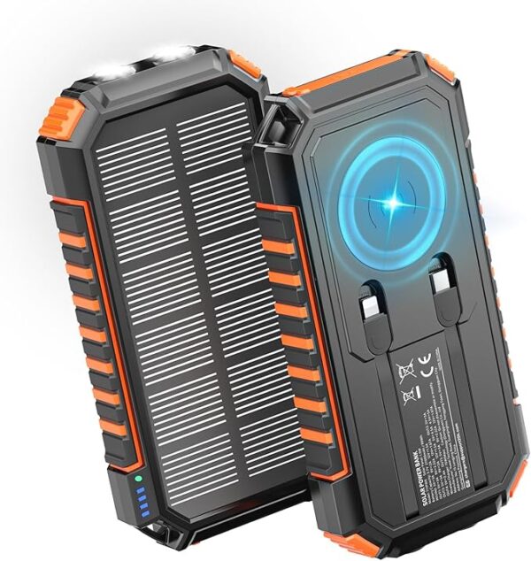 Riapow Solar Charger Power Bank