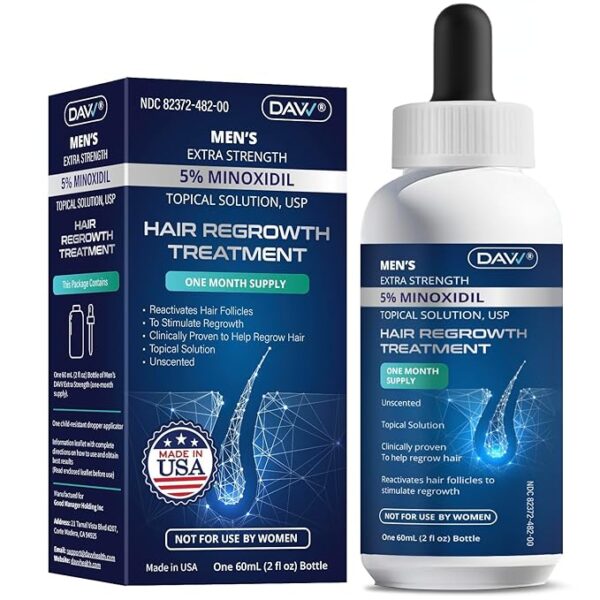 DAVV Minoxidil for Men Hair Growth