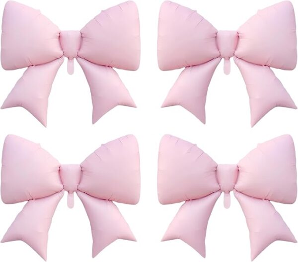 Pink Bow Balloons