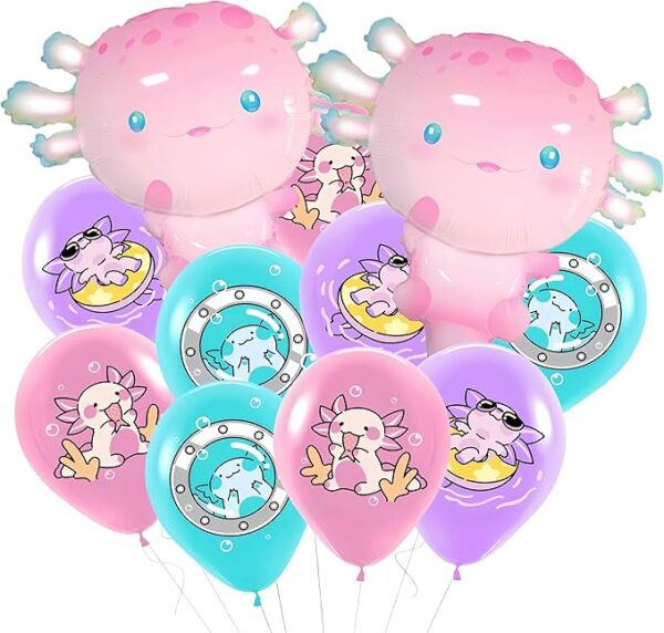 Cute Axolotl Ballons