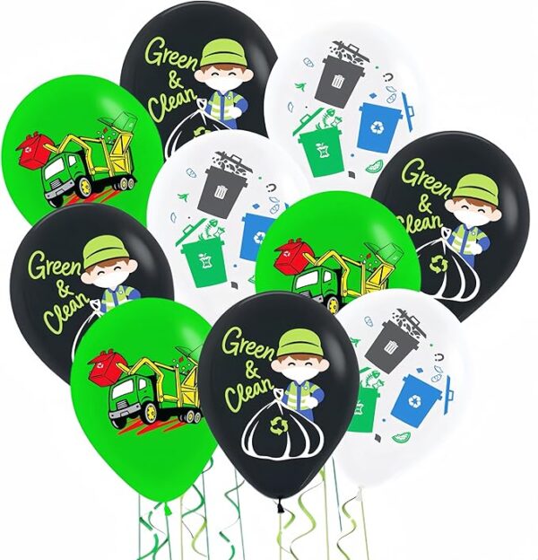 Garbage Truck Latex Balloons