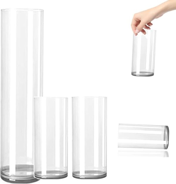 Acrylic Clear Cylinder Vase