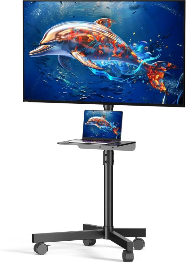 Rolling tv stand