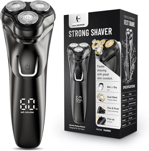 SHPAVVER Electric Razor for Men Cordless