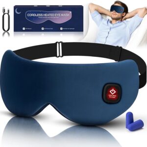 zinpaza Cordless Heated Eye Mask