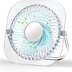 FUNJEO F92 Glassy Mini Desk Fan