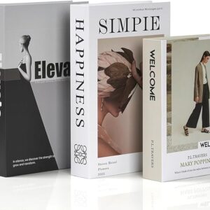 TRSPCWR Decorative Books for Home Decor