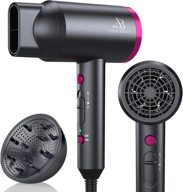 ANNE BETTY Hair Dryer with Diffuser