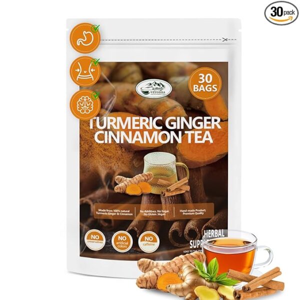 Veyorra Turmeric Cinnamon Tea Bags