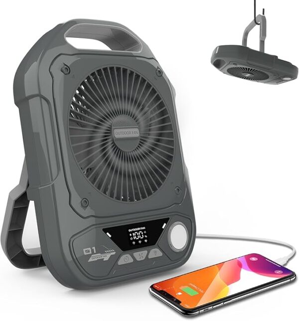Camping Fan Rechargeable Portable