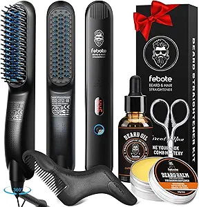 FEBOTE Beard Straightener Kit