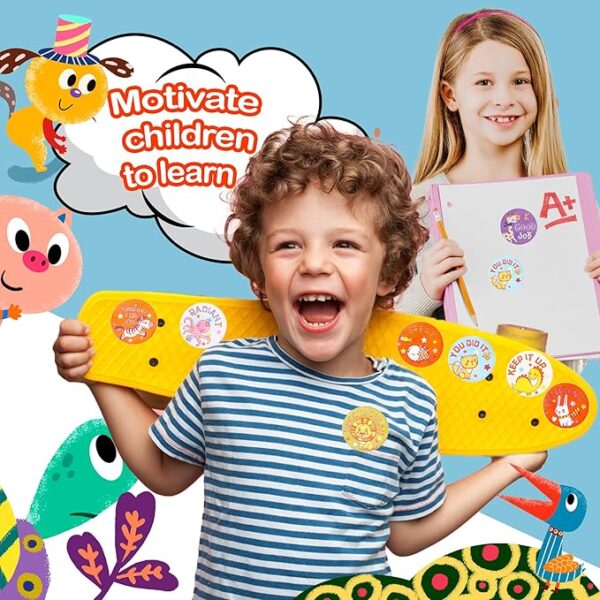 PCOAUSS Motivational Stickers for Kids - Image 4