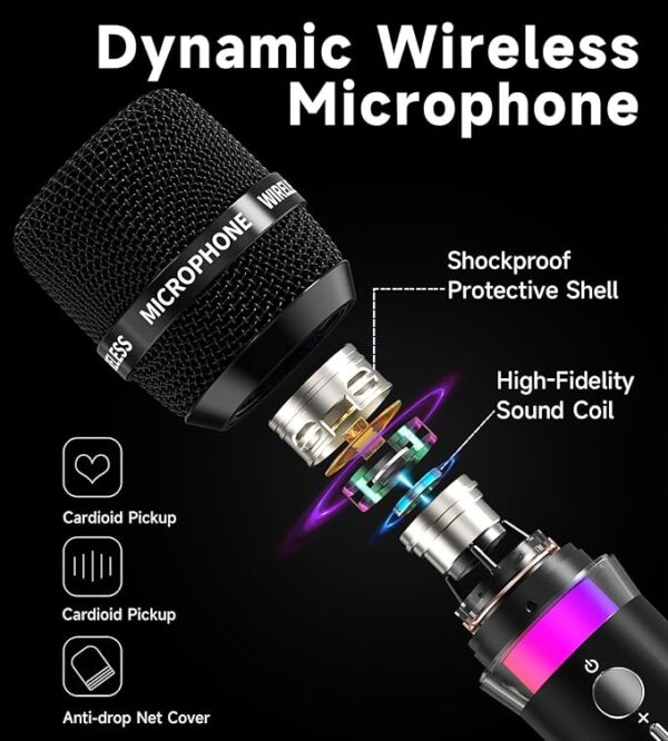 ECHOMUSSY Wireless Microphone - Image 4