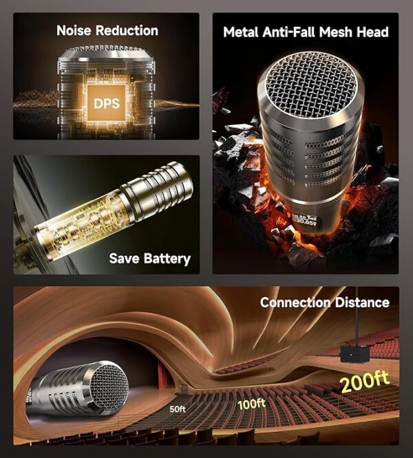 ECHOMUSSY Wireless Microphones - Image 3