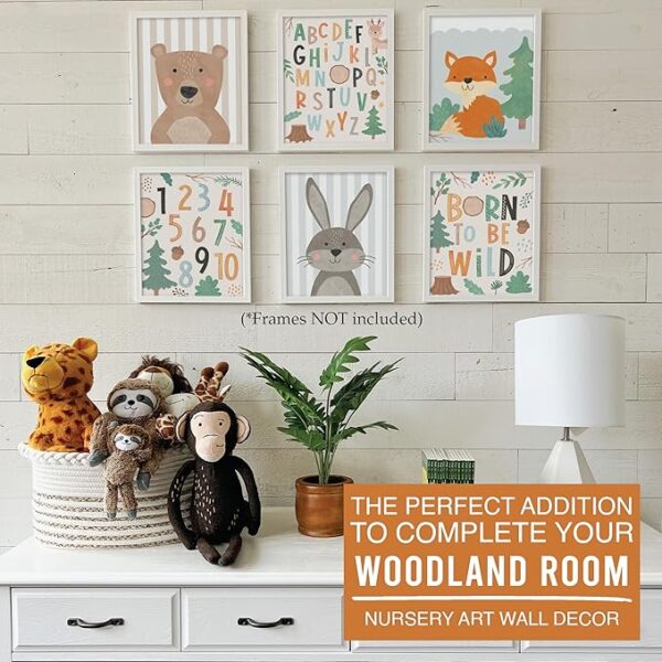 Hadley Designs Woodland Nursery Wall Art - Image 3