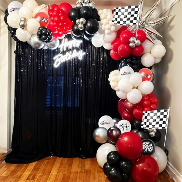 Saxuxu Race Car Balloon Arch Garland Kit - Image 3