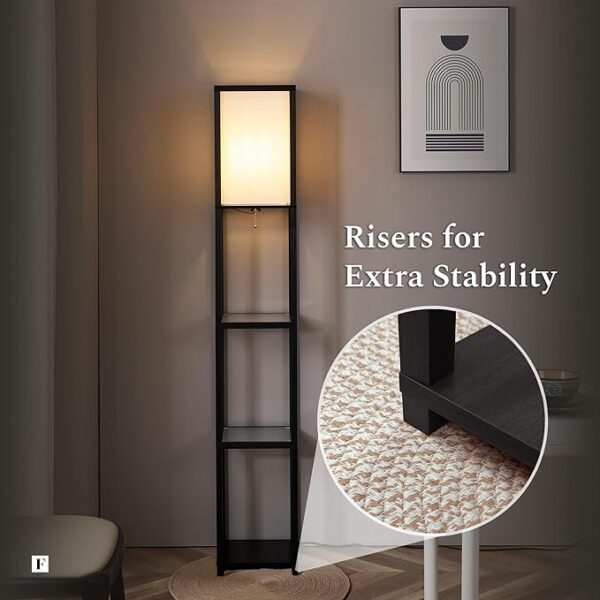 FENLO Floor Lamp with Shelves - Image 2