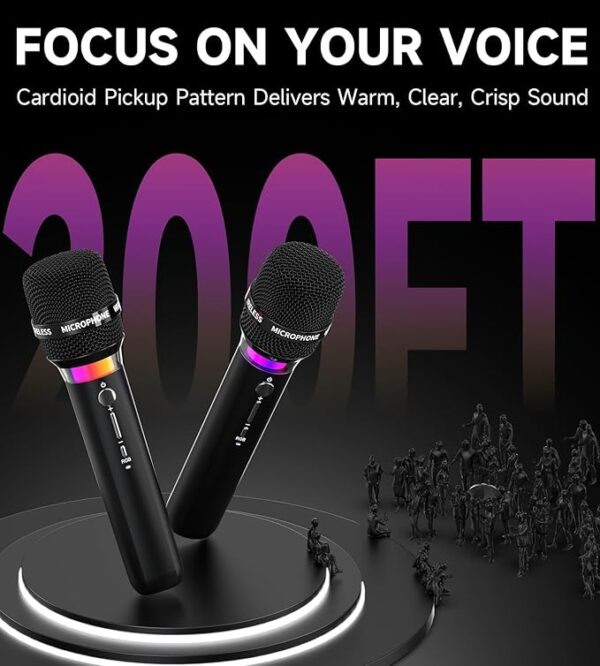ECHOMUSSY Wireless Microphone - Image 2