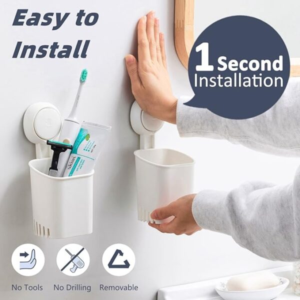 TAILI Suction Toothbrush Holder - Image 2