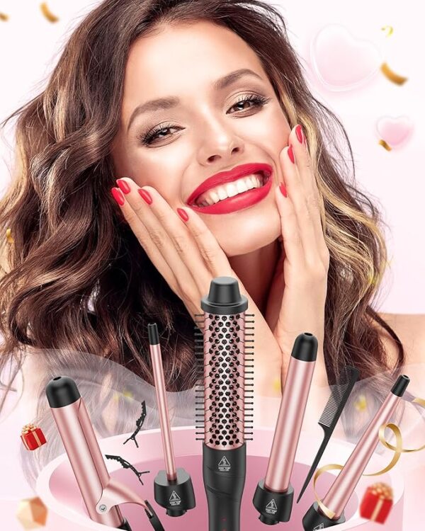 ANIEKIN 5 in 1 Curling Iron Set - Image 2