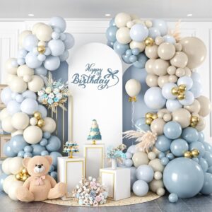 Dusty Blue Balloon Arch Kit