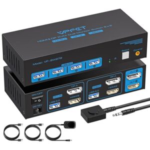 AILVLVNG HDMI Displayport KVM Switch