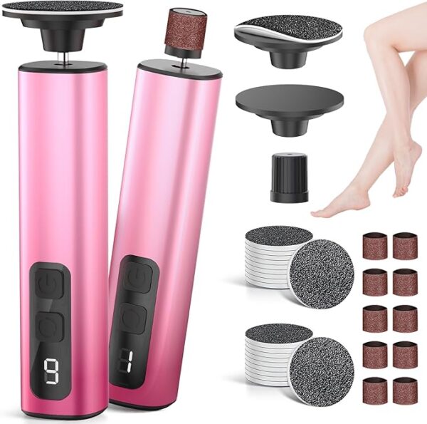 CooAoo 2 in 1 Electric Foot Callus Remover