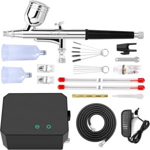 Gocheer Airbrush Kit with Air Compressor