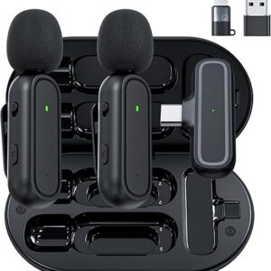 Veqotya Wireless Lavalier Microphone