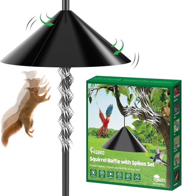 HQBRO 2-in-1 Squirrel Baffle
