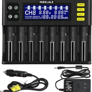 MIEKLALE 18650 Battery Charger