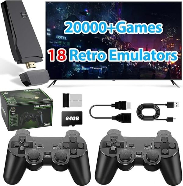 PGYFDAL Wireless Retro Game Console