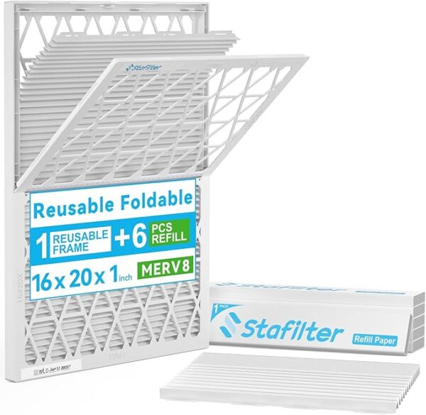 Stafilter Reusable 16x20x1 Air Filter