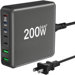 GUSISHU 200W USB C Charger