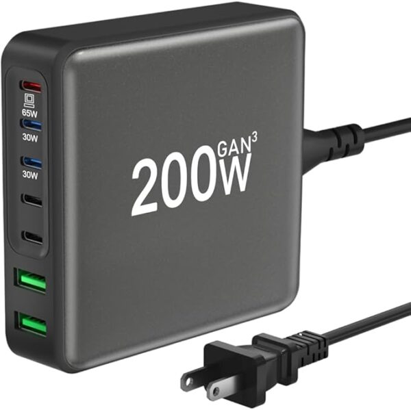 GUSISHU 200W USB C Charger