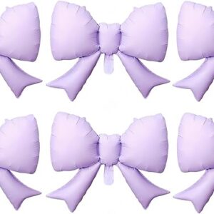Purple Bow Balloons 21 Inch