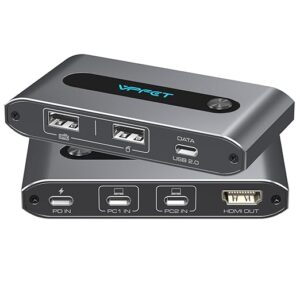 XPTSFDU USB C KVM Switch