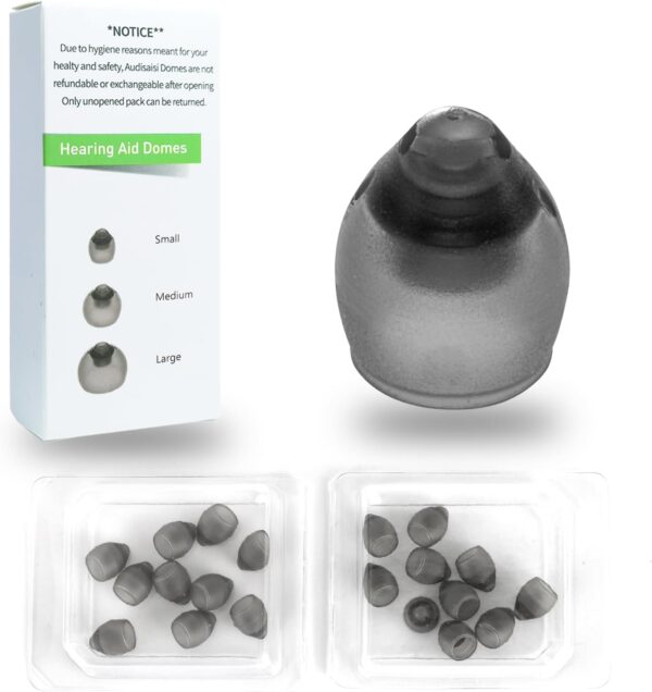 20 pcs Phonak Vented 4.0 Hearing Aid Domes Small Size