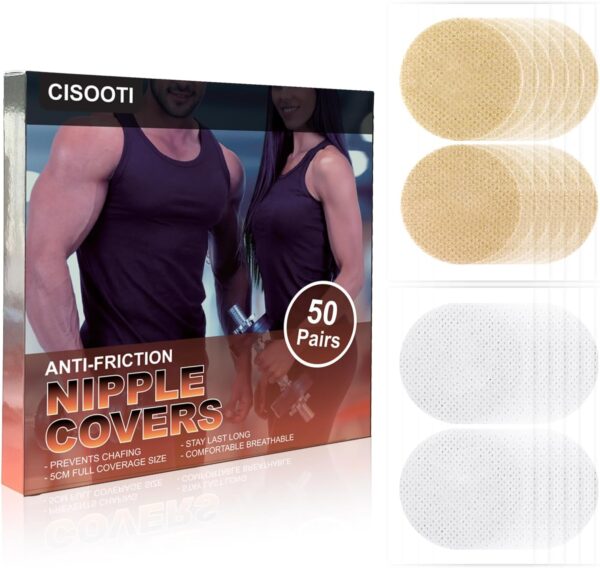 CISOOTI Men's Sports Nipple Cover