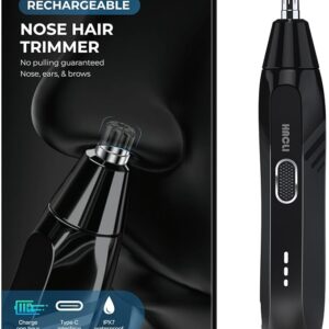HACLI Nose Hair Trimmer for Men Women