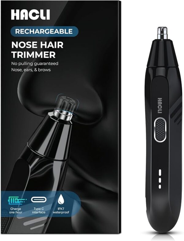 HACLI Nose Hair Trimmer for Men Women