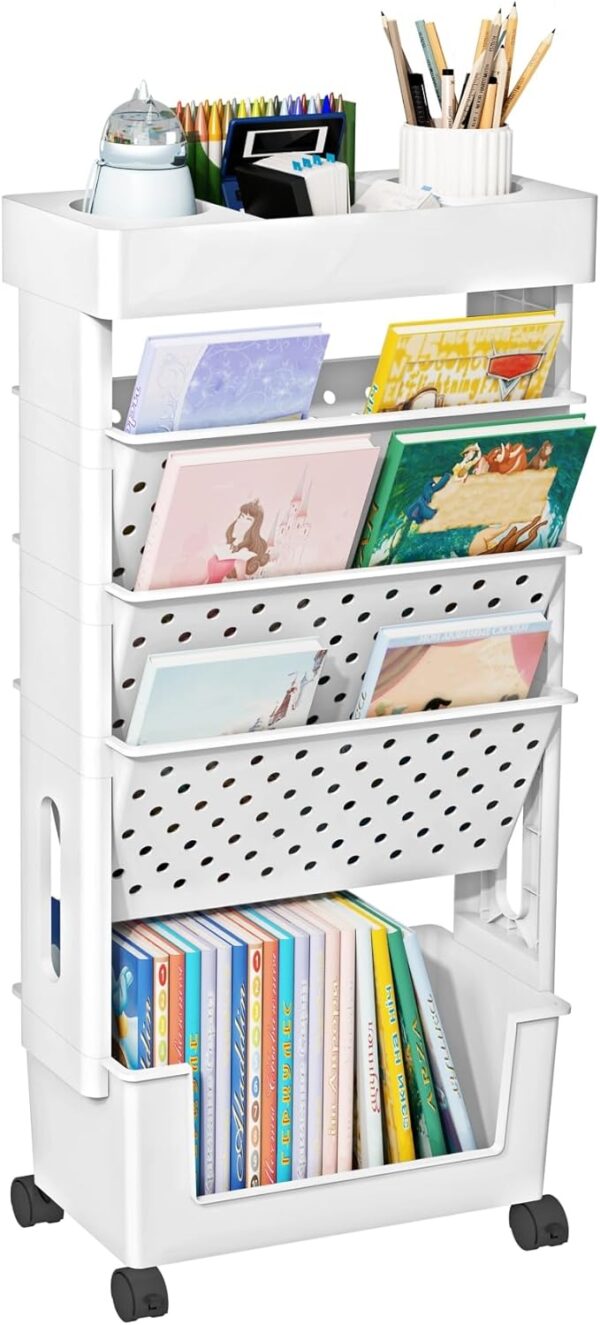 5 Tier Rolling Utility Cart
