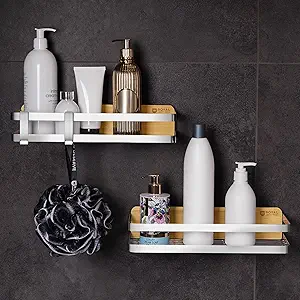 ROYAL CRAFT WOOD Shower Caddy Shelf