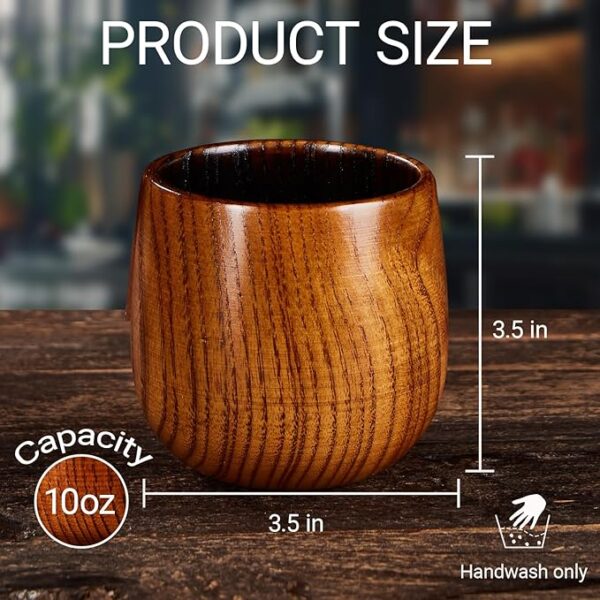 DUWOMS Wooden Bourbon Drinking Glass - Image 2
